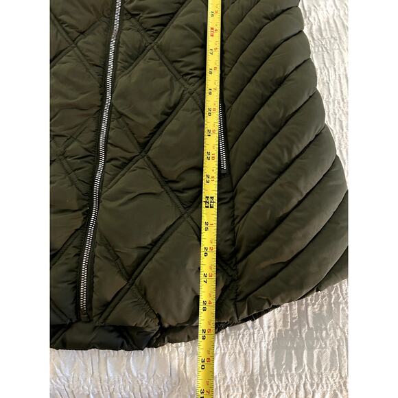 Bernado Full Circle Puffer Green Jacket Size M - Picture 8 of 8